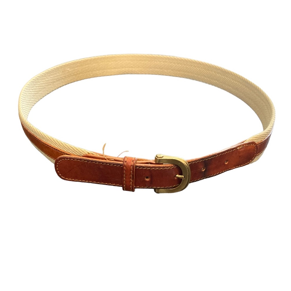 Dior Tan and Brown Men's Belt